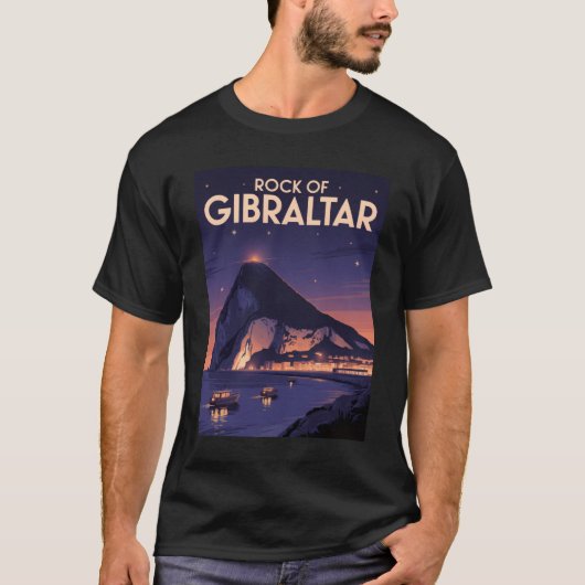 T-shirt Rocher de Gibraltar (Devant)