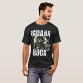 T-shirt Rocher de Lizard d'Iguana (Devant entier)