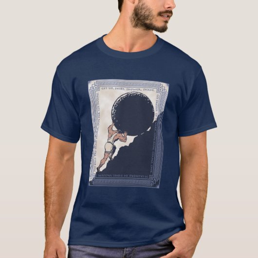 T-shirt Rocher de Sisyphus Mundane (Devant)