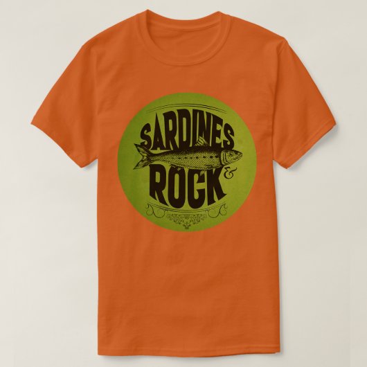 T-shirt Rocher des Sardines vertes (Design devant)