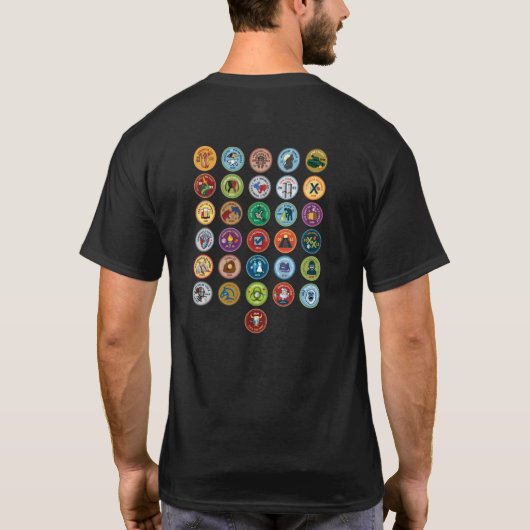 T-SHIRT ROCHER ET DÉPLACER (Dos)