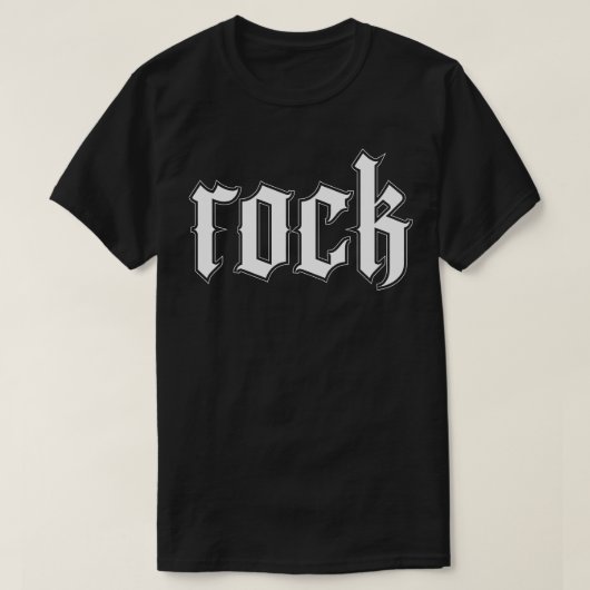 T-shirt rocher gothique (Design devant)