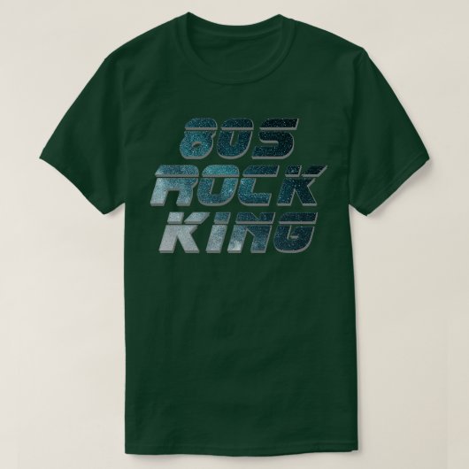 T-shirt Rocher King des années 80 (Design devant)