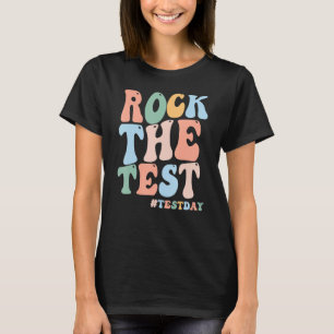 T-shirt Rocher Le Jour De Test Tests Apprentissage Motivat