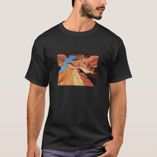 T-shirt Rochers dans l'espace (Devant)