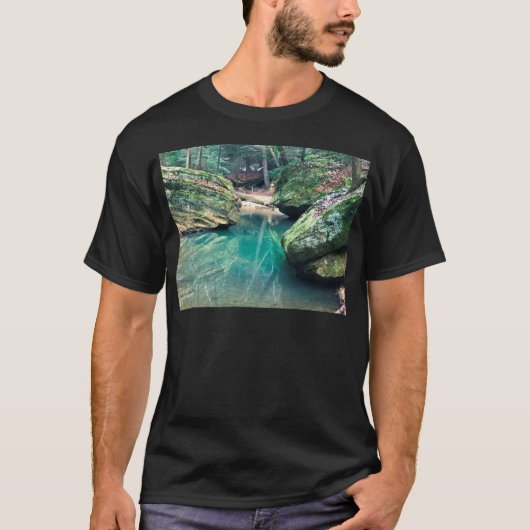 T-shirt Rochers de collines de Hocking (Devant)