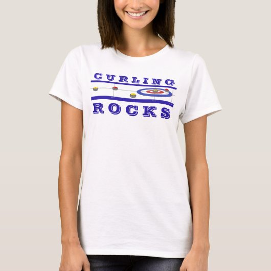 T-shirt Rochers de curling (Devant)