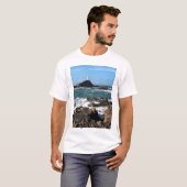 T-shirt Rochers et phare de Corbiere, Jersey (Devant entier)