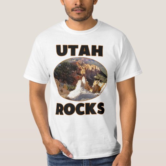 T-shirt rochers utah vintage (Devant)
