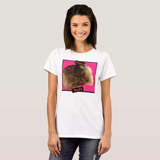 T-shirt roches d'Angus (Devant entier)