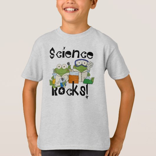 T-shirt Roches de la Science de grenouilles (Devant)