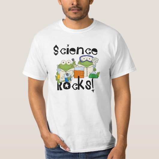 T-shirt Roches de la Science de grenouilles (Devant)