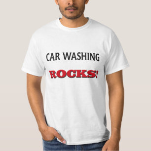 T-shirt Roches de lavage de voiture