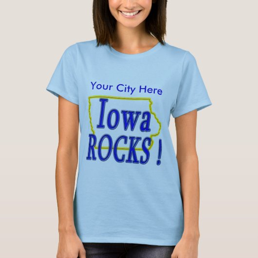 T-shirt Roches de l'Iowa ! (Devant)