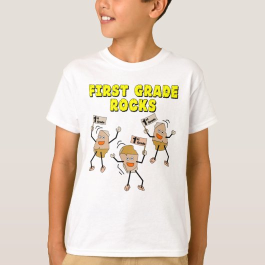 T-shirt Roches de première année (Devant)