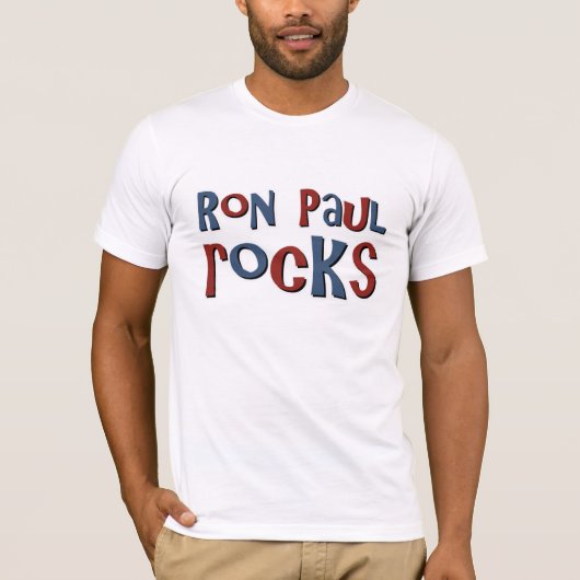 T-shirt Roches de Ron Paul (Devant)