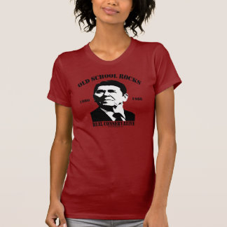T-shirt Roches de vieille école de Reagan