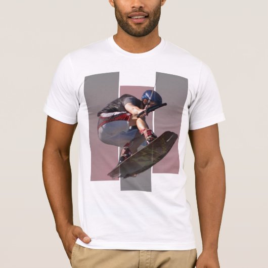 T-shirt Roches de Wakeboarding (Devant)