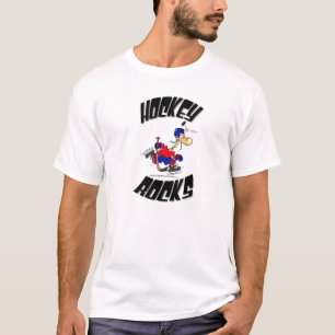 T-shirt roches d'hockey - customisées