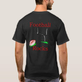 T-shirt roches du football (Dos)
