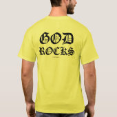 T-SHIRT ROCHES D'UN DIEU (Dos)