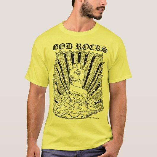 T-SHIRT ROCHES D'UN DIEU (Devant)