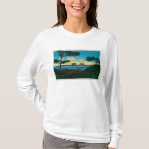 T-shirt Roches jumelles sur l'Orégon CoastCoast