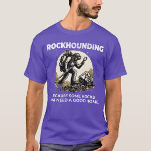T-shirt Rochophile terrain rocheux Collection de roches Co