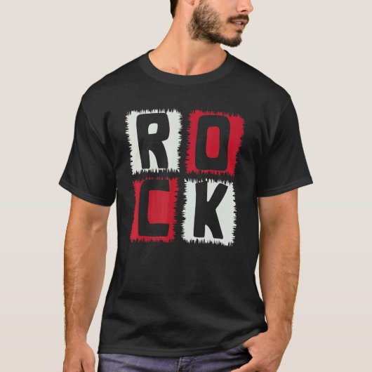 T-shirt Rock And Roll (Devant)