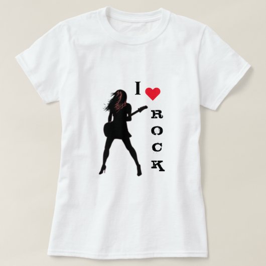 T-shirt Rock and Roll (Design devant)