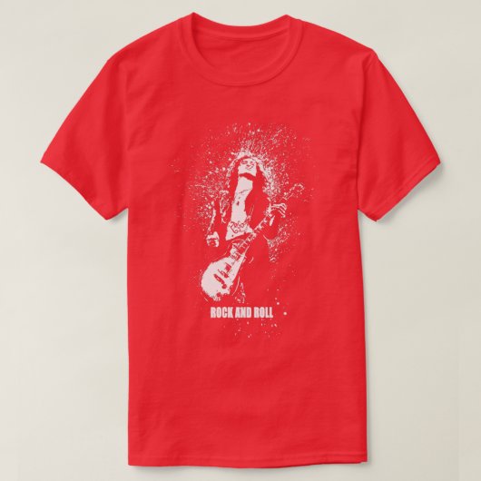 T-shirt Rock and roll 3 (Design devant)