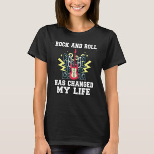 T-shirt Rock and Roll a changé ma vie Rocker
