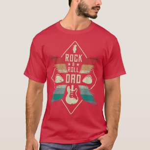 T-shirt Rock and Roll Bass Guitare Player Guitariste Papa 