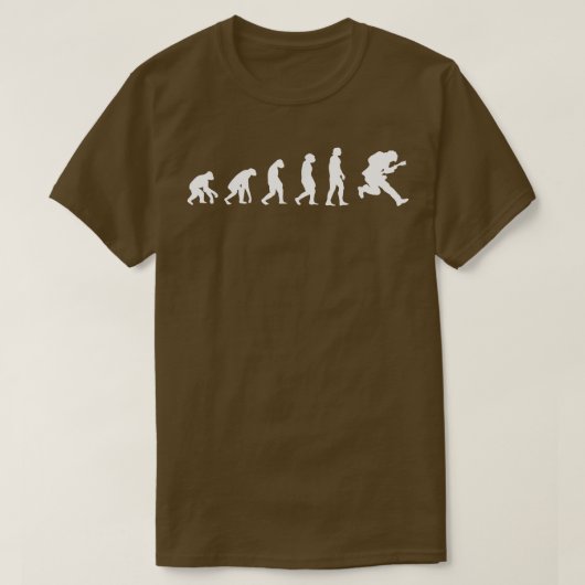 T-shirt Rock And Roll EvolutionElectronic Rock Guitar 2743 (Design devant)