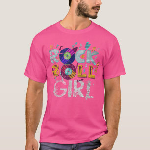 T-shirt Rock And Roll Girl Rocker Funny Rock Music Lover