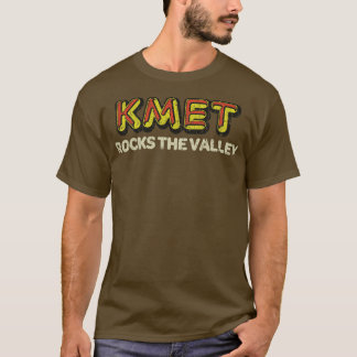 T-shirt Rock And Roll Music KMET Rocks The Valley 1974 