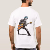 T-shirt Rock and Roll Skeletons Anniversaire (Dos)