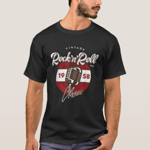 T-shirt Rock And Roll Sock Hop Dance Retro 1950 Party Vin