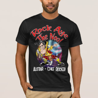T-shirt Rock Aye The Noo !