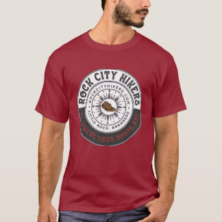 T-shirt Rock City Hikers Red