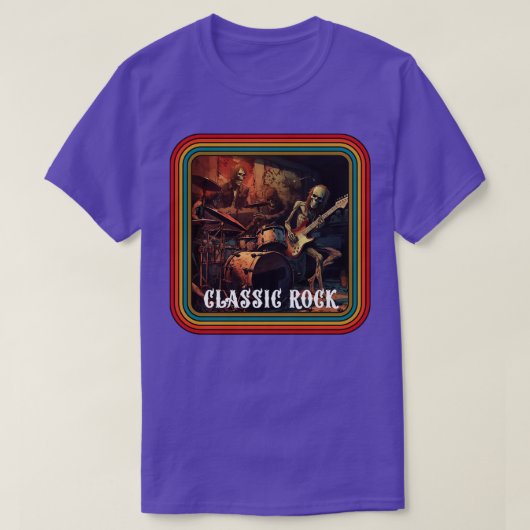 T-shirt Rock classique (Design devant)