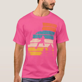 T-shirt Rock Climber Bouldering Hobby Retro Mountain Climb