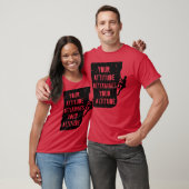 T-shirt Rock Climbing Your Attitude Determines Your boy (Unisexe)