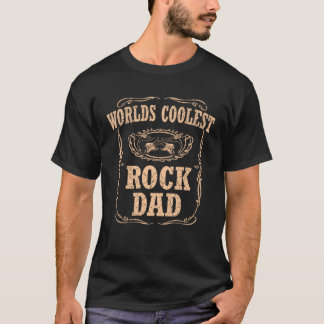 T-shirt Rock Dad Rock et Roll Rock Music Parents Père s