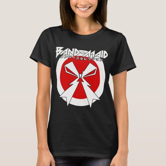 T-SHIRT ROCK DE BAND MAID (Devant)