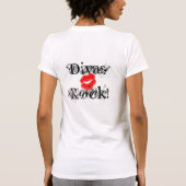 T-shirt "Rock Diva, Divas Rock I T-Shirt" - Personnalisabl (Dos)