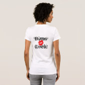 T-shirt "Rock Diva, Divas Rock I T-Shirt" - Personnalisabl (Dos entier)