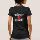 T-shirt "Rock Diva, Divas Rock T-Shirt" - Personnalisable (Dos)