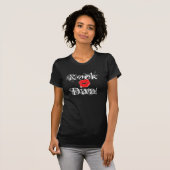 T-shirt "Rock Diva, Divas Rock T-Shirt" - Personnalisable (Devant entier)