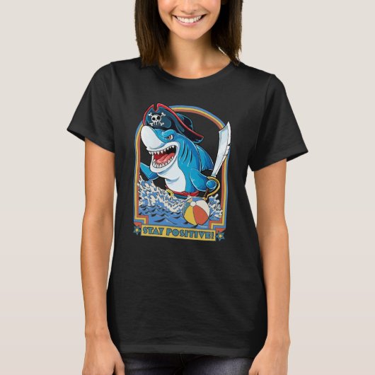T-shirt Rock Dolphin A Great Week For A Shark To Stay Posi (Devant)